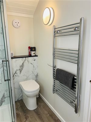 heated towel rail toilet wc